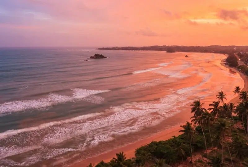 Weligama Bucht und Strand Weligama Bucht und Strand